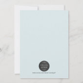 Patchwork hete luchtballon Baby shower uitnodiging (Achterkant)