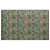Patchwork Hexagons Rust en Pine Stof (Yard (91,4 cm))