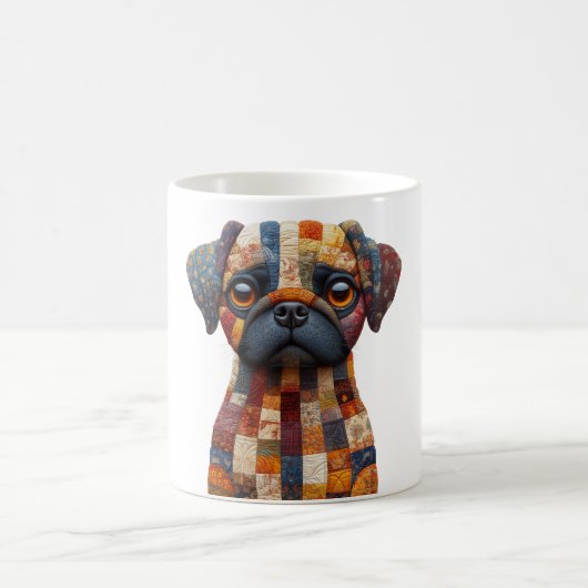 Patchwork hond Mok (Center)