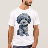 Patchwork Hond T-shirt (Voorkant)