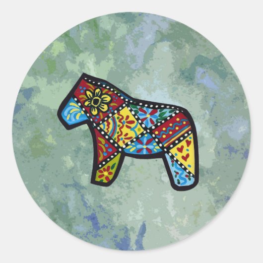 Patchwork Horse Sticker (Voorkant)