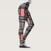 Patchwork Houndstooth Leggings (Rechts)