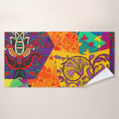 Patchwork indien turc festier Mandala (Serviette de bain)