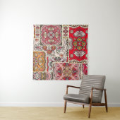  patchwork-kantelpatroon.  decoratief wandkleed (In situ)