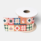 Patchwork Kerst Multi Kleur Lint (Spoel)