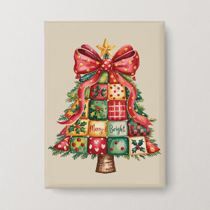 Patchwork Kerstboom Coquette Kerstboom  Button