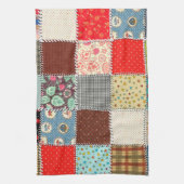 Patchwork Keukenhanddoek 16" x 24" (Verticaal)