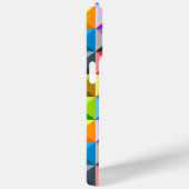 Patchwork Kleurrijke geometrie retro patroon Monog Case-Mate iPhone Case (Achterkant / Rechts)