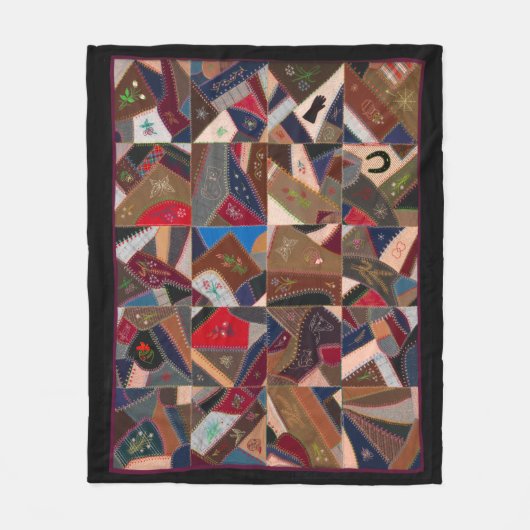  patchwork-knappe quilt design fleece deken (Voorkant)