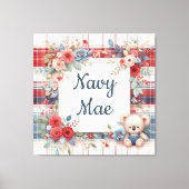 Patchwork Koala Coordinating Canas Print (Voorkant)