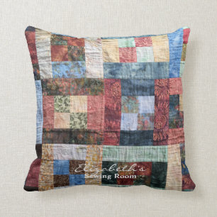 patchwork-kwilt kussen
