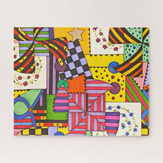 Patchwork Legpuzzel (Horizontaal)