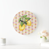Patchwork Lemon Grote Klok (Huis)