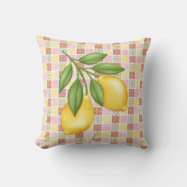 Patchwork Lemon Kussen