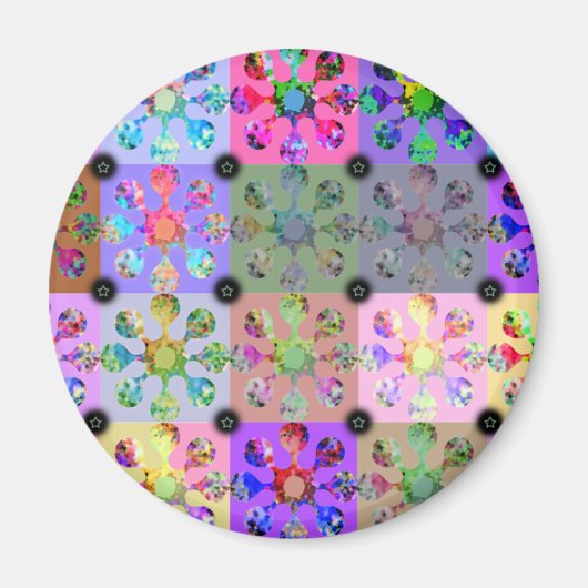 Patchwork Magnet Magneet (Voorkant)