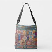 Patchwork Mandala Crosbody Tas (Voorkant)