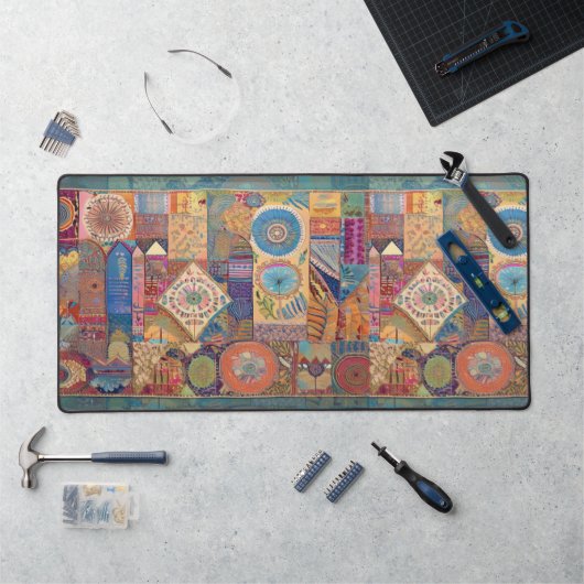 Patchwork Mandala Desk Mat (Werkstation)