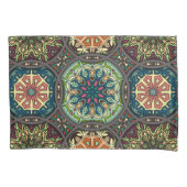 patchwork met floral mandala - elementen kussensloop (Voorkant)