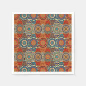 patchwork met floral mandala - elementen servet (Voorkant)