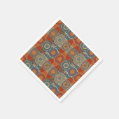  patchwork met floral mandala - elementen servet (Hoek)