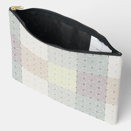 "Patchwork moderne" Imprimer Cosmétique / Sac Cray (Ouvrir)