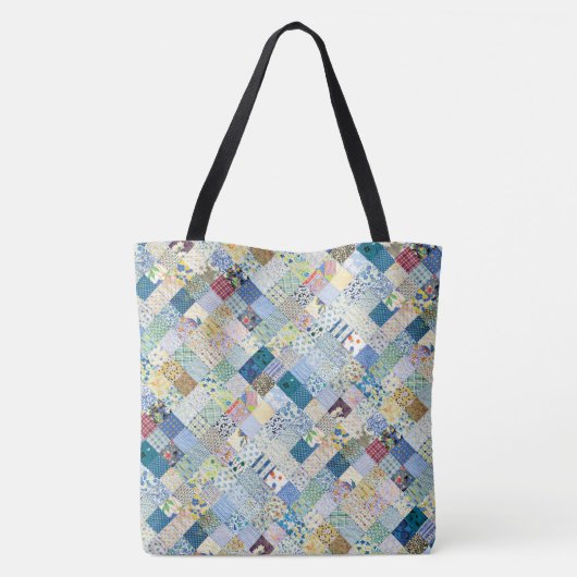  patchwork monogram draagtas (Achterkant)