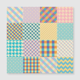  patchwork: naadloze textielachtergrond