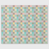 patchwork: naadloze textielachtergrond cadeaupapier (Vlak)