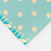 patchwork: naadloze textielachtergrond fleece deken (Hoek)