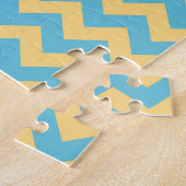  patchwork: naadloze textielachtergrond legpuzzel (Zijkant)