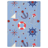 Patchwork Nautisch ontwerp Klembord (Achterkant)