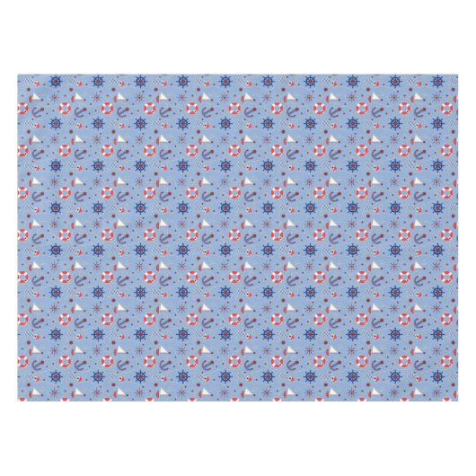 Patchwork Nautisch ontwerp Tafelkleed (Voorkant (Horizontaal))