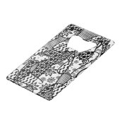 Patchwork noir et blanc 03 de motif (Dos Angle)