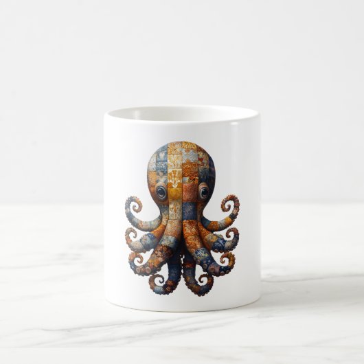 Patchwork Octopus Mug (Centre)