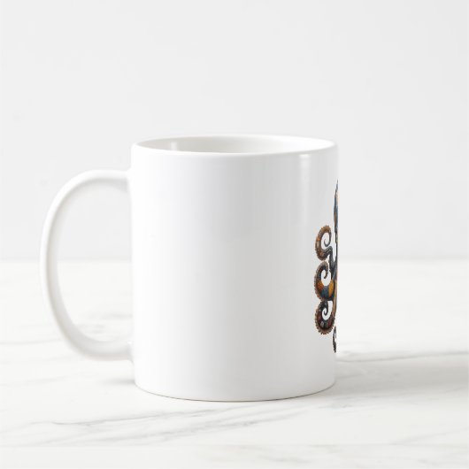 Patchwork Octopus Mug (Gauche)