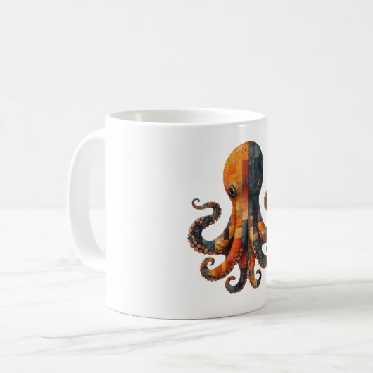 Patchwork Octopus Mug (Devant gauche)