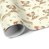 Patchwork Olifant “Sterk Groeiend Cadeaupapier (Rol Hoek)