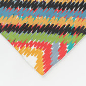 Patchwork ontwerp met Aztec Squares. Fleece Deken (Hoek)