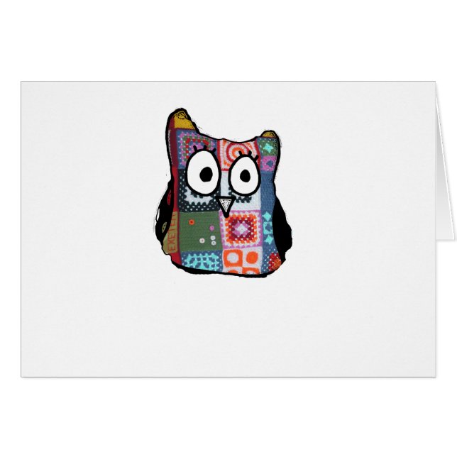 Patchwork Owl (Voorkant Horizontaal)