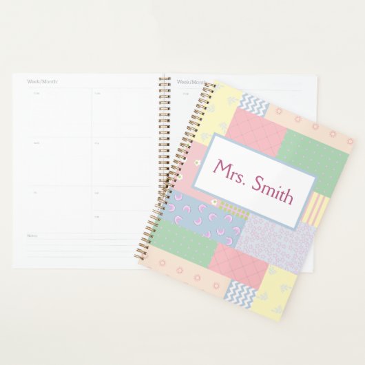 Patchwork Pastel (Devant avec enveloppe)