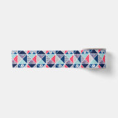 Patchwork Patroon met Nautical Element Polka Dot Lint (Voorkant)