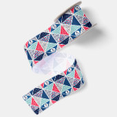 Patchwork Patroon met Nautical Element Polka Dot Lint (Achterkant)