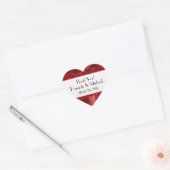 Patchwork Patroon, Patchwork Achtergrond, Trouwen Hart Sticker (Envelop)