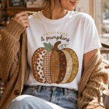 Patchwork Pompoen Herfst Grafisch Cozy Oogst
