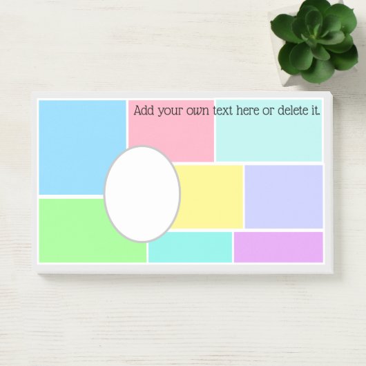 Patchwork Post-It personnalisable (Bureau)