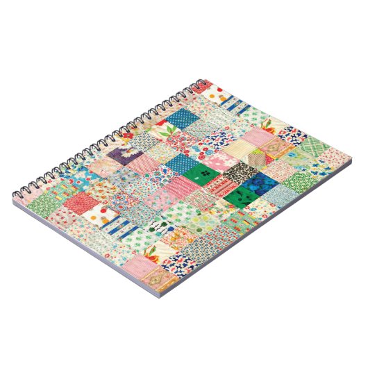 Patchwork Print Quilt Notitieboek (Linkerzijde)
