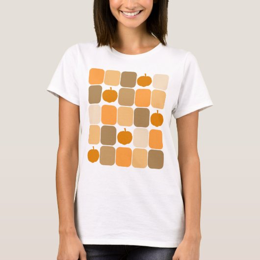 Patchwork Pumpkins T-shirt (Voorkant)