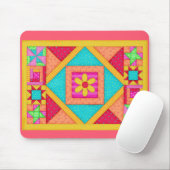 Patchwork Quilt Art Mousepad Muismat (Met muis)