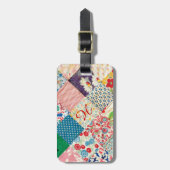 patchwork Quilt Bagagelabel (Voorkant verticaal)