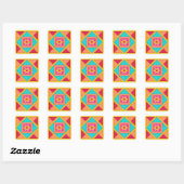 Patchwork Quilt Block Sticker (Vel)